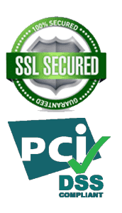 SSL Secured & PCI DSS Compliant Logos